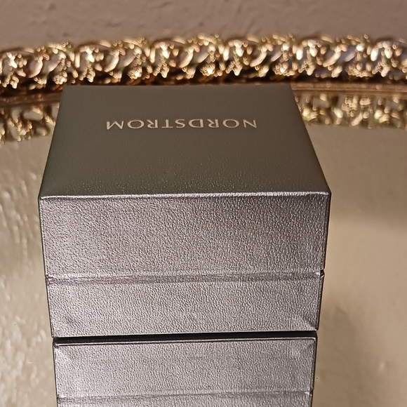 NORDSTROM Sterling Silver Cubic Zirconia Teardrop Earrings - Picture 5 of 6